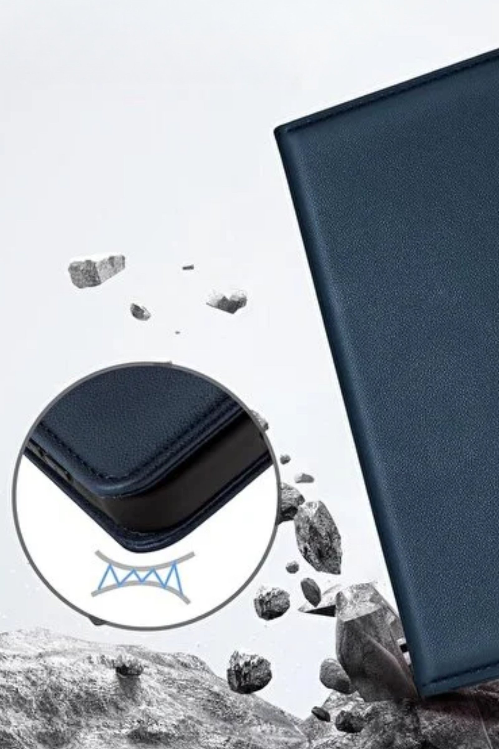 Samsung J7 Prime Kılıf 360 Tam Kaplar Deri Dokulu Kapaklı Cüzdan Standlı Kartvizitli Kopçalı Kapak