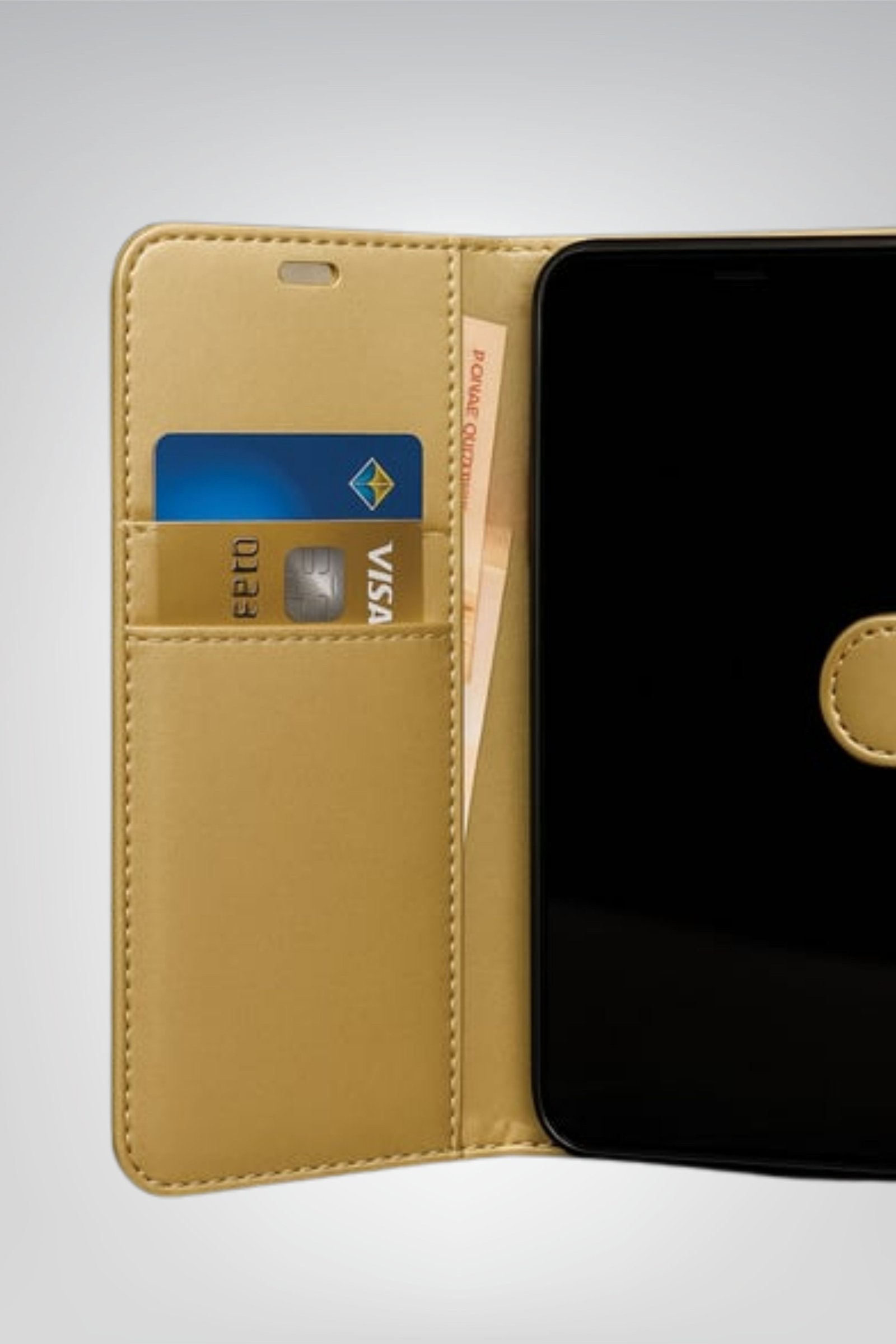 Vivo Y35 Kılıf 360 Tam Kaplar Deri Dokulu Kapaklı Cüzdan Standlı Kartvizitli Kopçalı Kapak