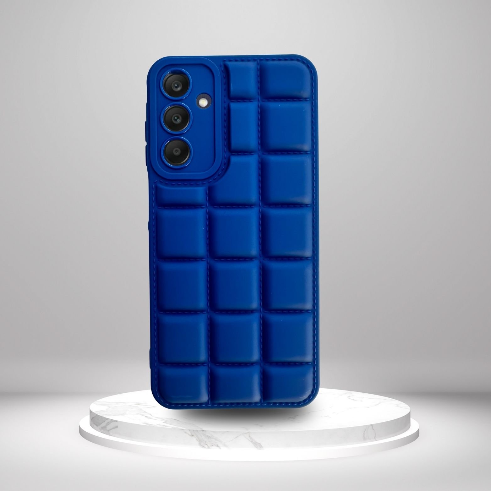 Samsung A05s Kılıf Puffer Şişme Kapitone Tasarımlı Kamera Korumalı Yumuşak Madlen Silikon Kılıf