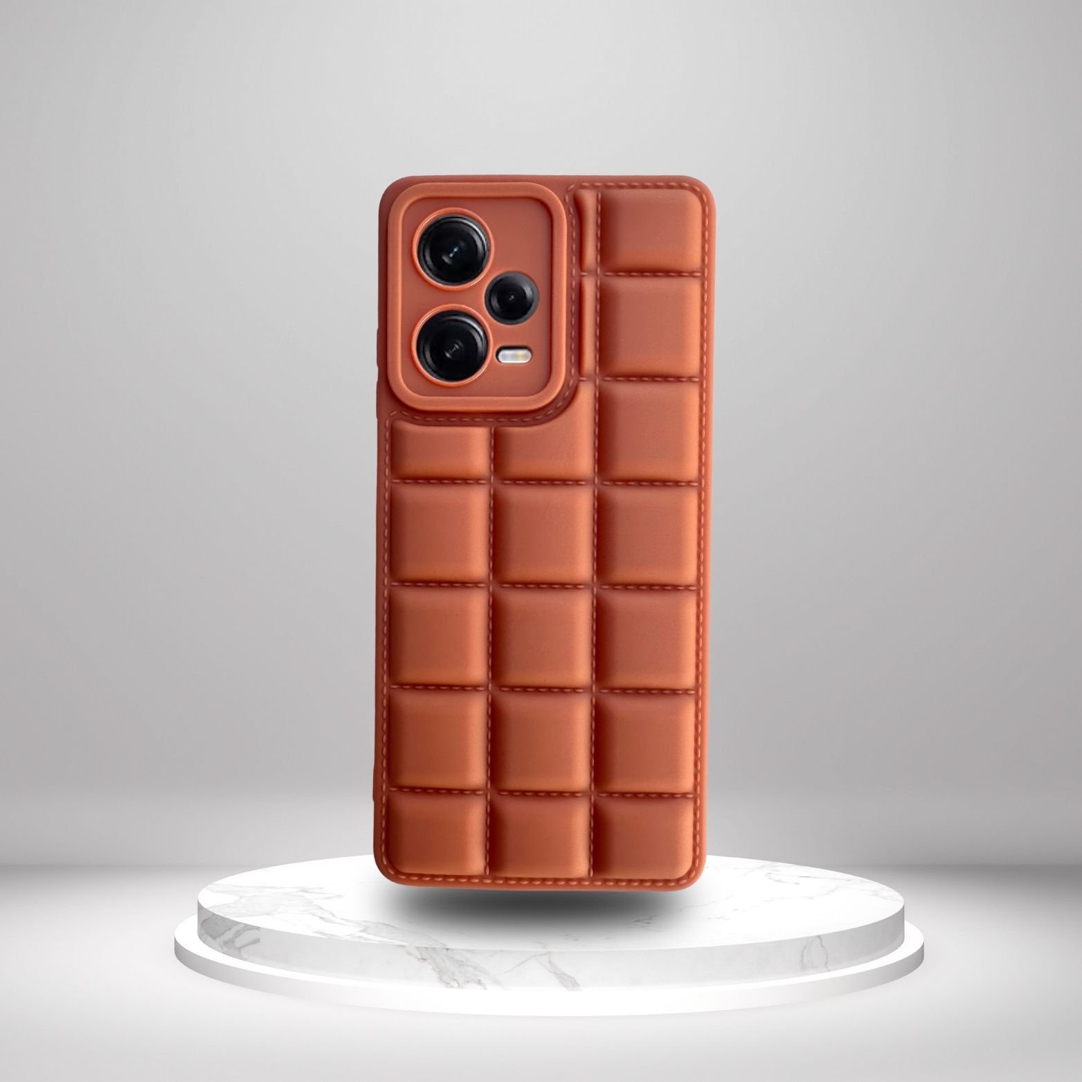 Redmi Note 12 Pro 5G Kılıf Puffer Şişme Kapitone Tasarımlı Kamera Korumalı Yumuşak Madlen Silikon Kılıf